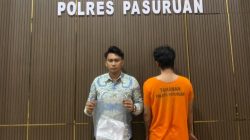 Polisi Tangkap Pengedar Sabu di Gempol Pasuruan, Empat Poket Diamankan